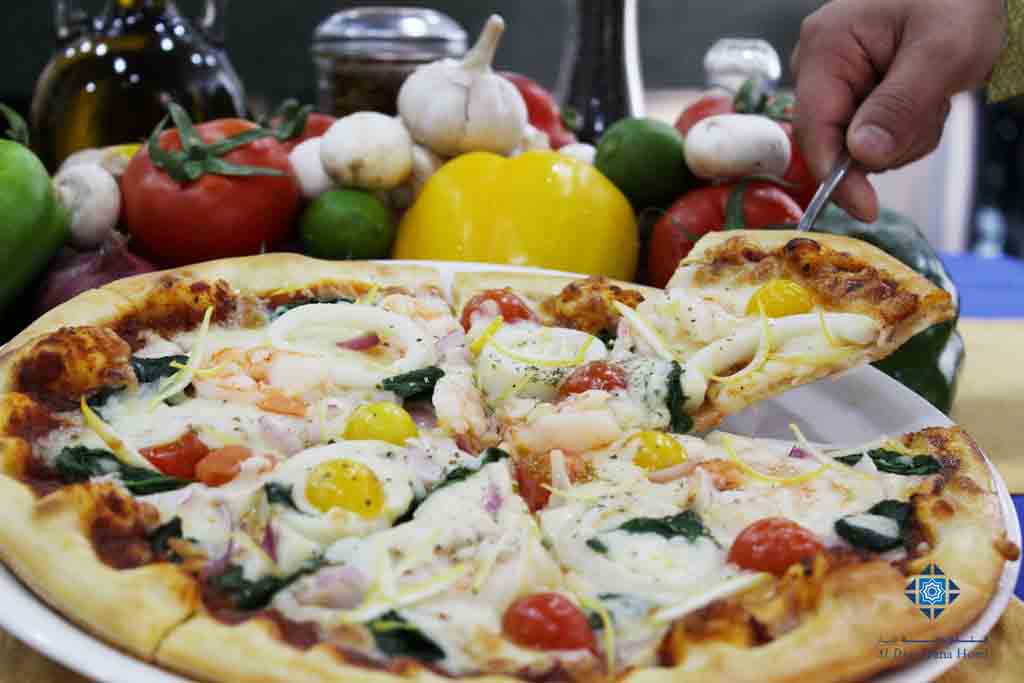 Fruiti De Mare Toscana pizza